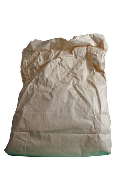 istock Brown paper bag In white background. 1192893125
