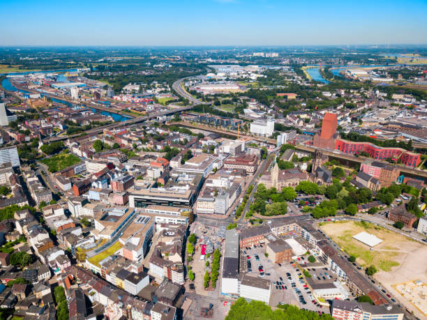 istock Duisburg city skyline in Germany 1192893651