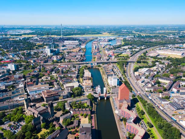 istock Duisburg city skyline in Germany 1192893655