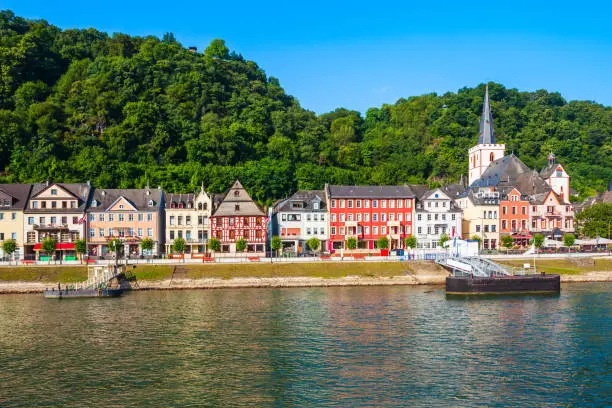 Sankt Goar is a town on the west bank of the Middle Rhine in Germany