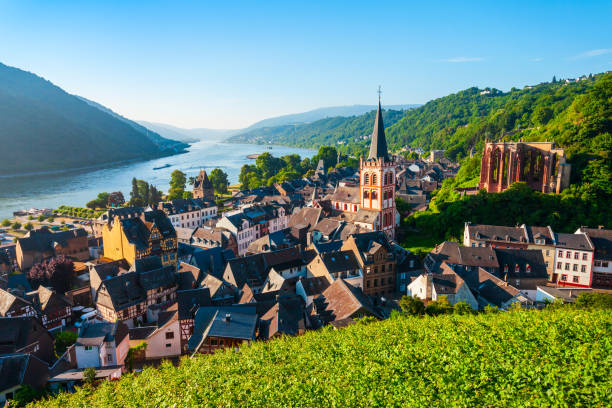 istock Bacharach old town in Germany 1192893839