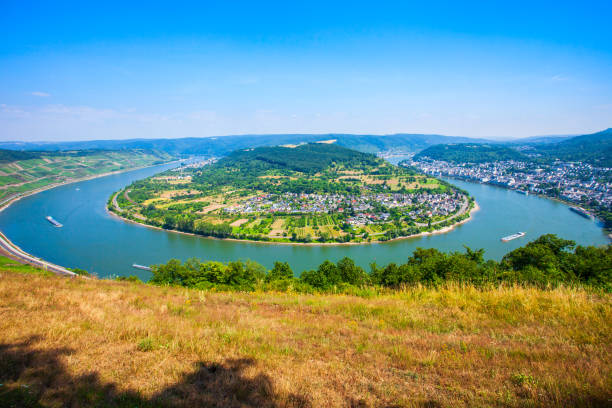 istock Boppard town aerial view, Germany 1192893885