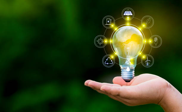 istock Renewable energy concept Earth Day or environment protection Hands protect forests that grow on the ground and help save the world. 1192895837