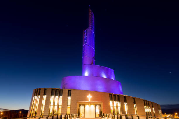 istock Northern lights cathedral Alta 1192897229
