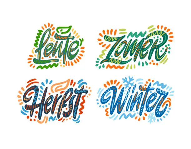 Vector illustration of winter01-05