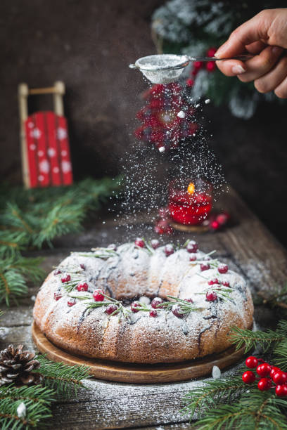 istock Homemade christmas cake 1192899582