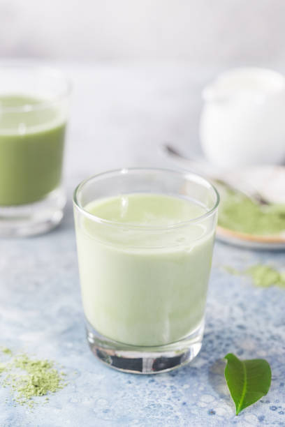 istock Iced Matcha green latte 1192899640