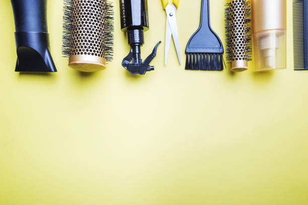 istock Various hair dresser tools 1192899693