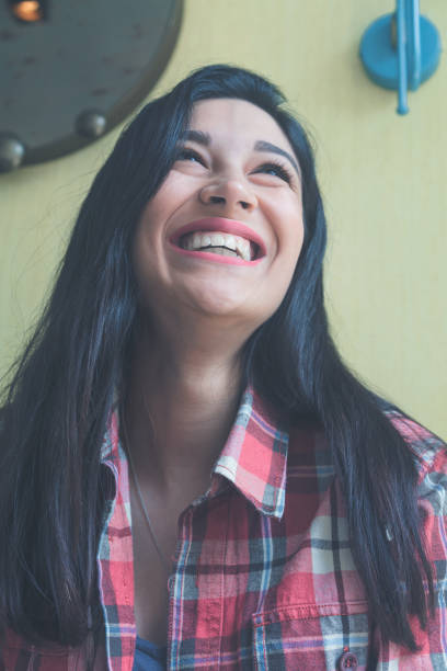 istock Beautiful woman in a cafe 1192903441