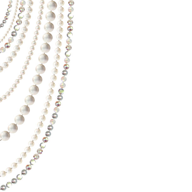 istock Gems. Decoration. Diamonds. Abstract background. Jewelry. Pearls.  Hanging crystals. Vector illustration. 1192903534