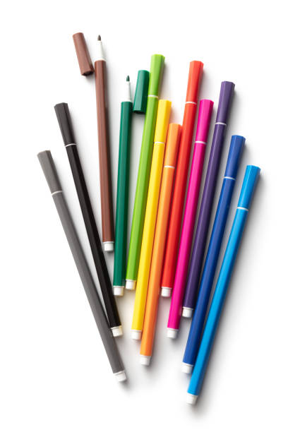 istock Office: Felt Tip Pens Isolated on White Background 1192904212