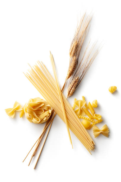 istock Italian Food: Variety of Pasta Isolated on White Background 1192904766