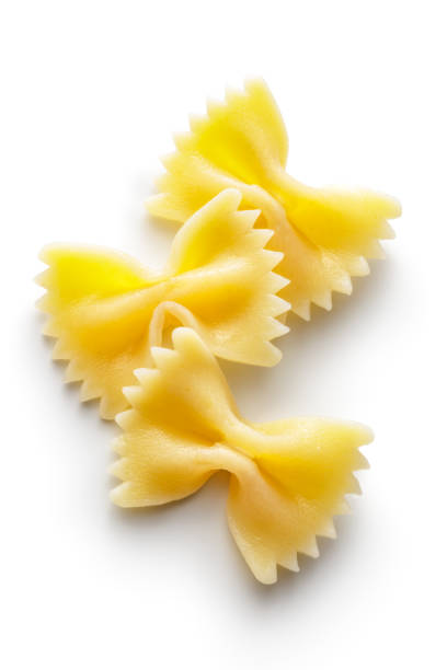 istock Italian Food: Farfalle Isolated on White Background 1192904782