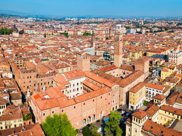 istock Torre Lamberti tower aerial view 1192905016