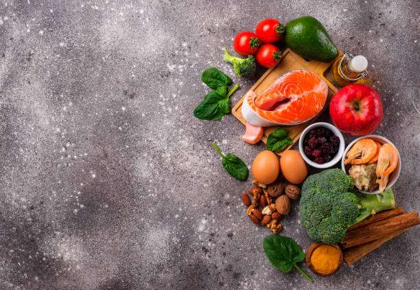 istock Food for brain and good memory 1192905402