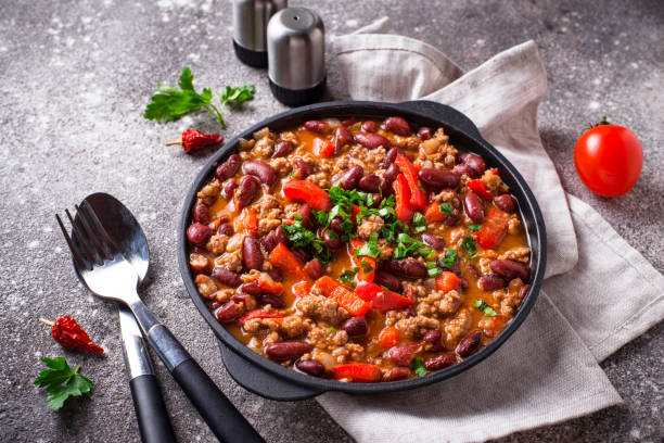 istock Traditional Mexican dish chili con carne 1192905412