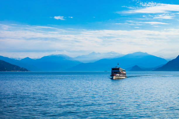 istock Boat at Lago Maggiore Lake 1192905690