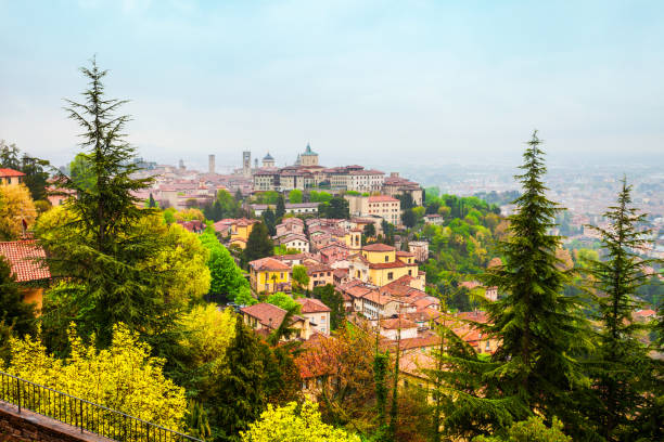 istock Bergamo upper town aerial view 1192905701