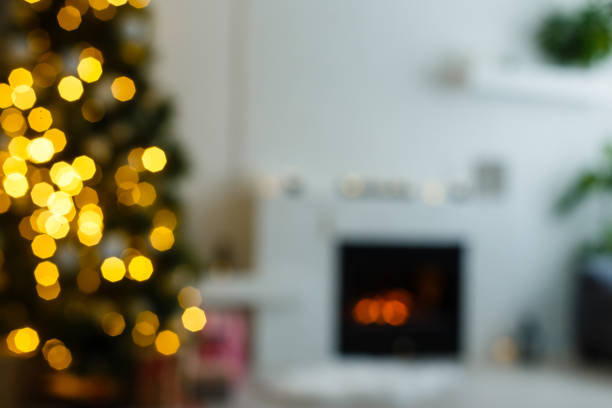 istock abstract christmas background with defocused lights 1192907712