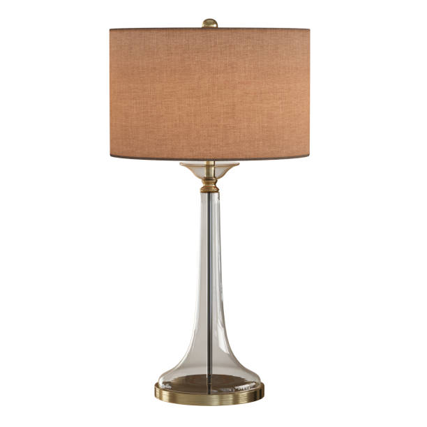 istock Table lamp glass leg on a white background. 3d rendering 1192908682