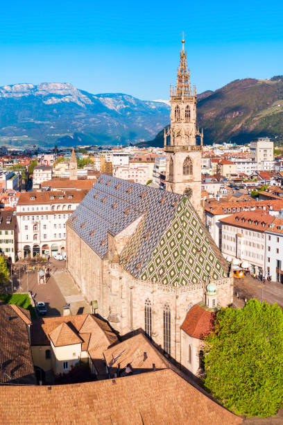 istock Bolzano Cathedral aerial panoramic view 1192912612