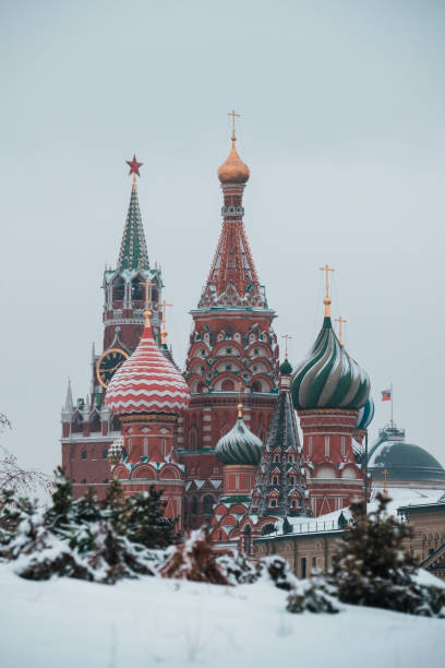 istock St. Basil's Cathedral in Moscow covered snow 1192913684