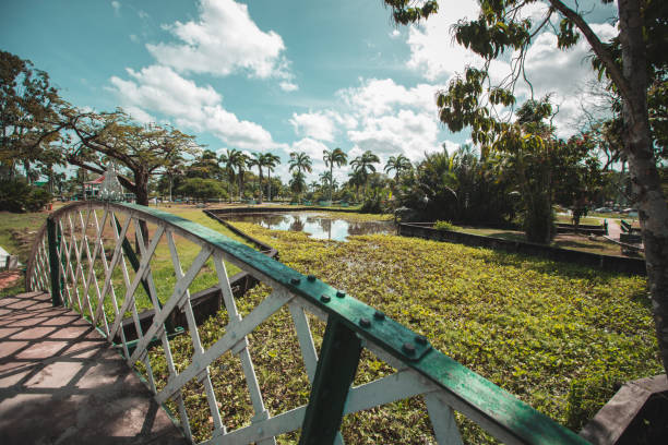 Famous botanical garden in the city of Georgetown, Guyana