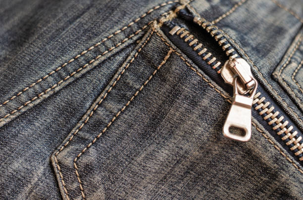 istock Close-up of jeans pocket. 1192918294