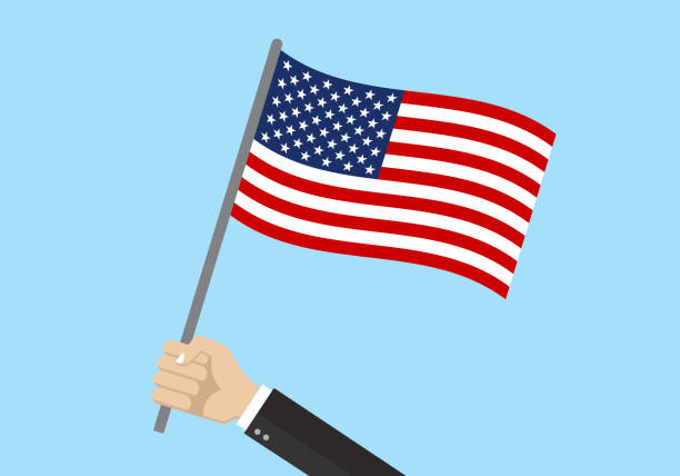 Usa Flag Hand Waving Usa Flag Hand Waving