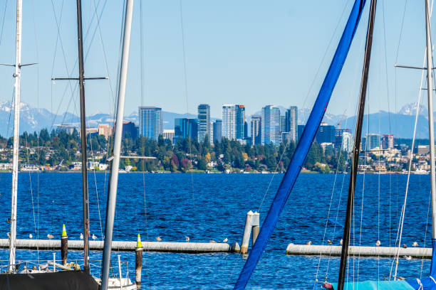 istock Boats And Bellevue Skyline 2 1192920309