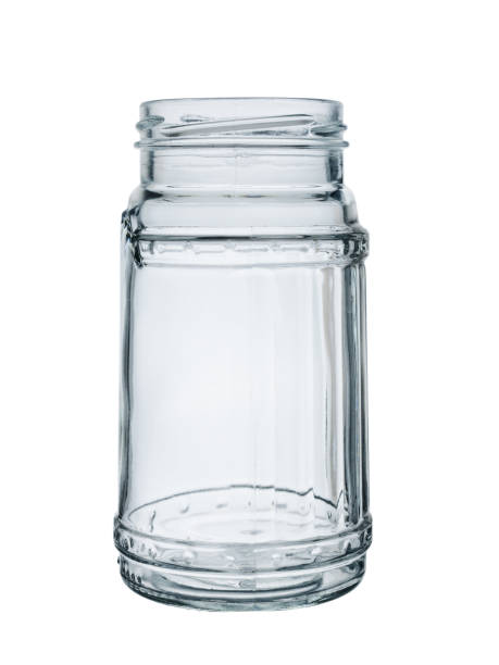 istock Empty glass jar, no lid. Isolated on white background 1192924352