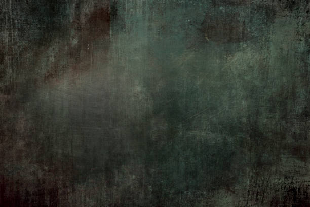 istock Dark green splattered grungy backdrop 1192932375