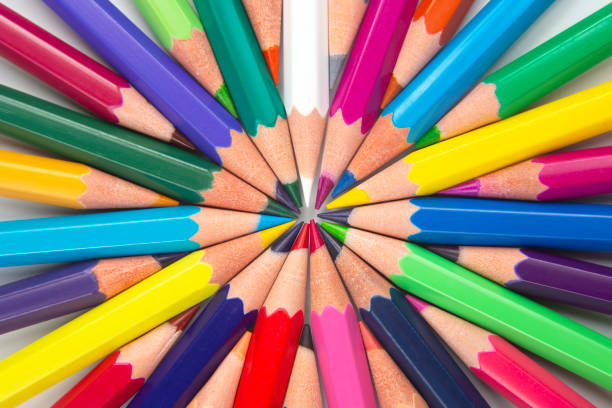 istock Colored pencils for drawing. Education and creativity. Leisure and art 1192935038
