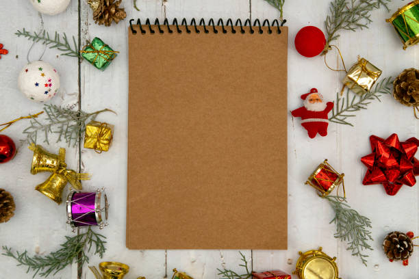 istock Christmas or winter planning concept with decorations 1192936390