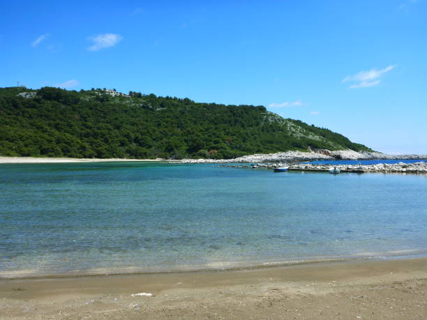 istock Saplunara sand beach, island Mljet, Croatia 1192936502