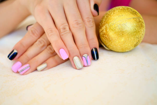 istock Beautiful winter manicure 1192937088