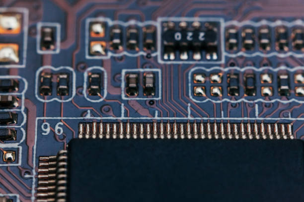 istock Circuit board repair. Electronic hardware modern technology. Motherboard digital personal computer chip. Tech science background. Integrated communication processor. Information engineering component 1192938556