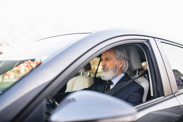 istock Business person enjoying their Mazda 1192942208