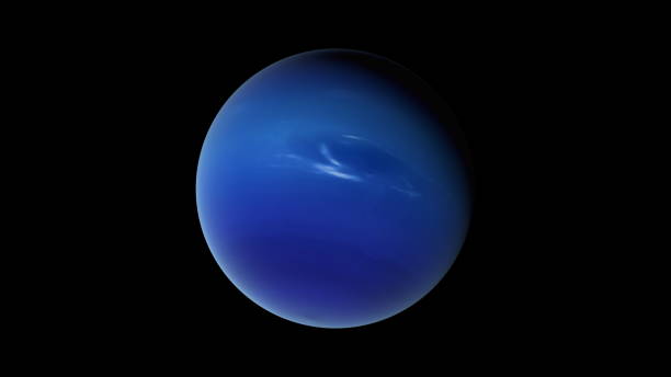 istock Rotation of the planet Neptune in cosmic stellar space, computer generated. 3d rendering of realistic background. Elements of this image are presented by NASA 1192946352