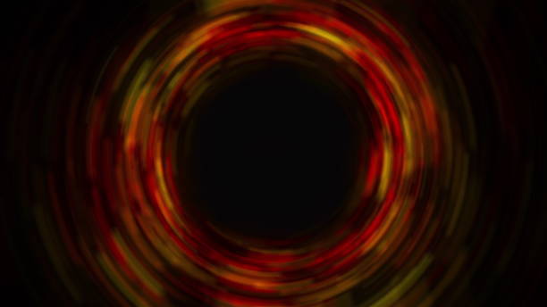 istock Computer generated background with a radial spin. 3D rendering funnel of colorful particles and waves 1192946396