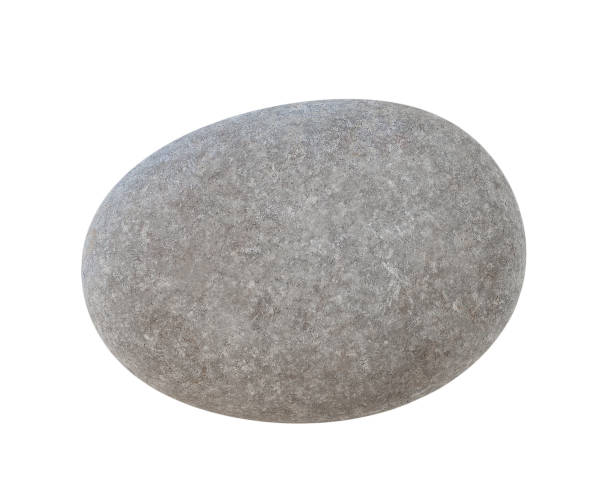 istock red stone pebbles, isolated on white background 1192947328