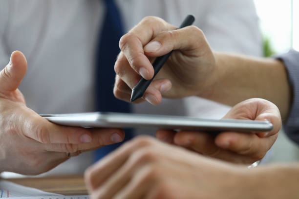 istock Discussion of new start-up 1192980439