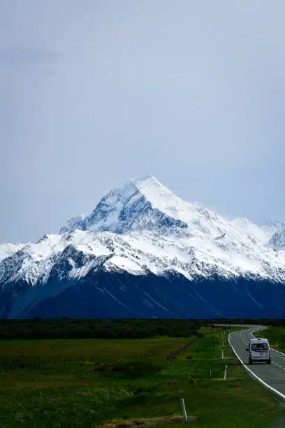 Photo of Snowcapped Mount Cook, New Zealand