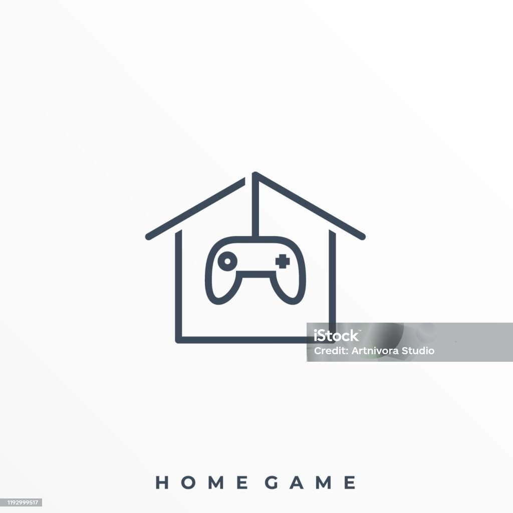 Home Game Vector Home Game Illustration Vector Template Stock Illustration - Download ...