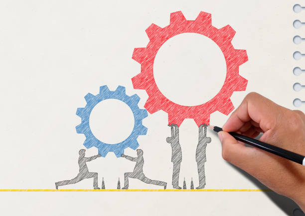 istock Business concept drawn on paper 1193003097