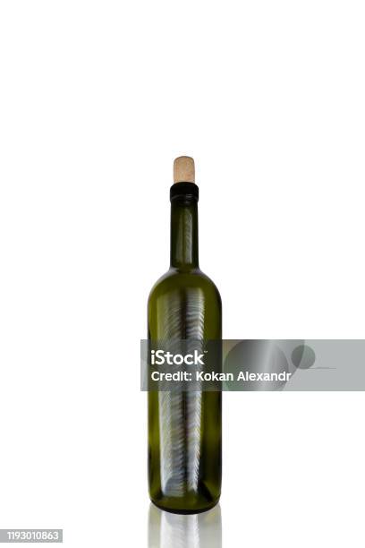 Bottle White Wine Stock Photo - Download Image Now - Alcohol - Drink, Bottle, Copy Space