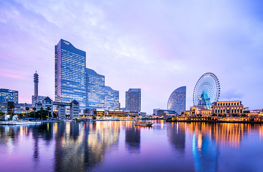 Cityscape of Yokohama MinatoMirai in Yokohama City, Kanagawa Prefecture, Japan