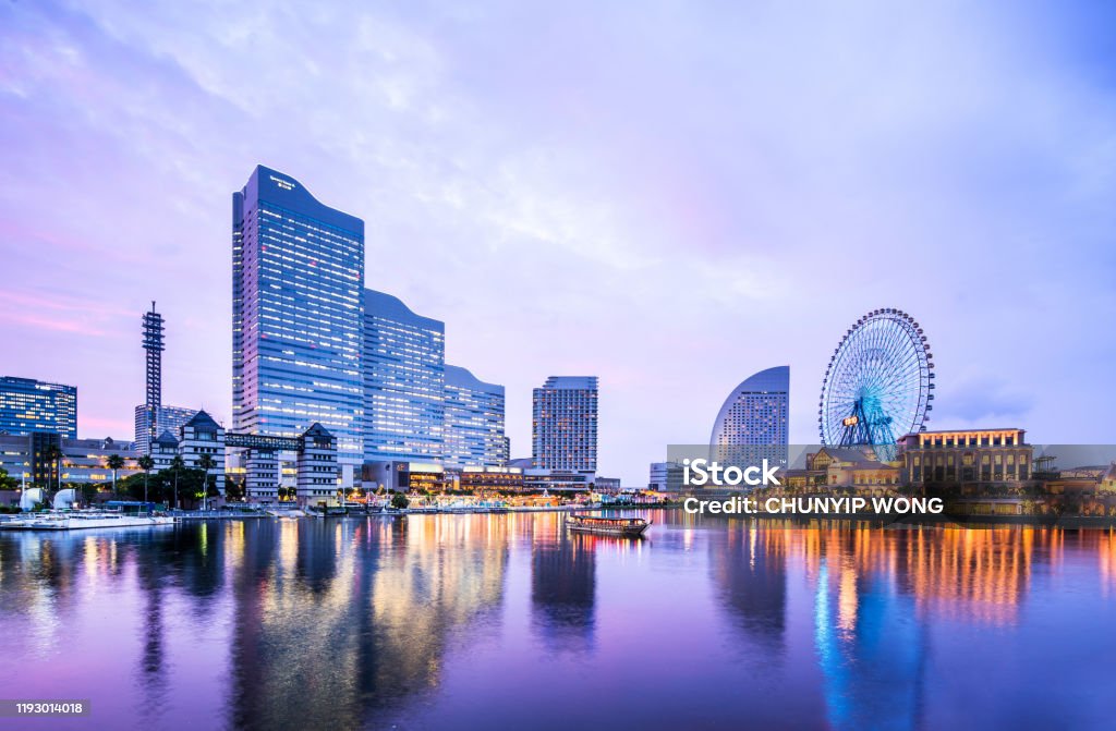 Cityscape of Yokohama MinatoMirai in Yokohama City, Kanagawa Prefecture, Japan Yokohama Stock Photo