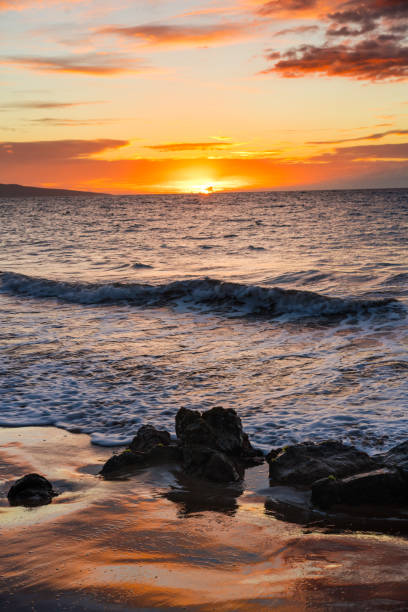 Sunset on the Streets of Maui, along the beautyfull beaches