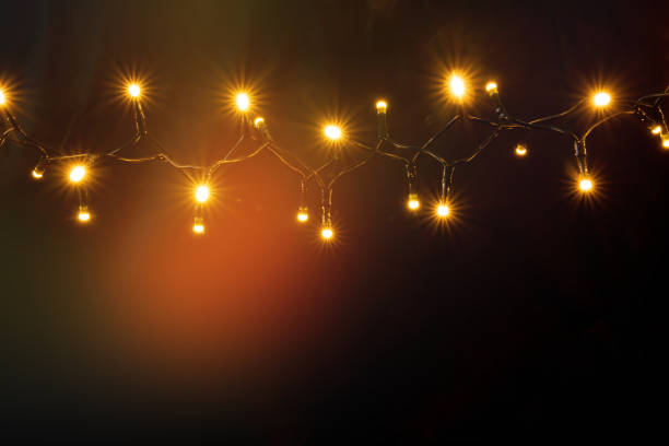 istock Christmas background with lights and free text space. 1193022667